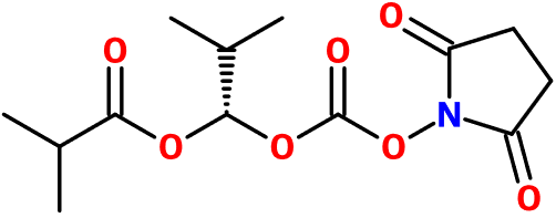 (image for) MC080001 {[(1S)-Isobutanoyloxyisobutoxy]carbonyloxy}succinimide